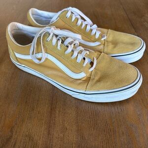 Vans Off The Wall Old Skool Yellow & White Sneakers